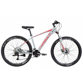 Велосипед AL FORMULA ZEPHYR 3.0 AM DD 27.5" 17" 2022 Серо-красный (м)