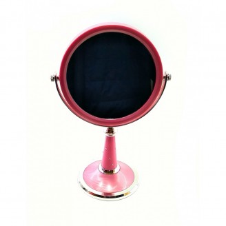 Зеркальце настольное розовое  (28х18х11,5 см)
