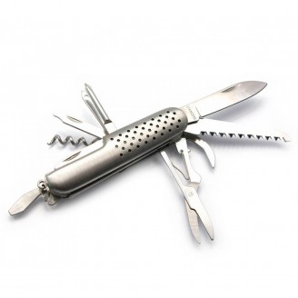 Нож складной с набором инструментов 11 в 1 (9 см) 23836