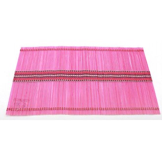 Бамбуковый коврик (салфетка) Bona Bamboo Mat-117, 30х45см, цветной
