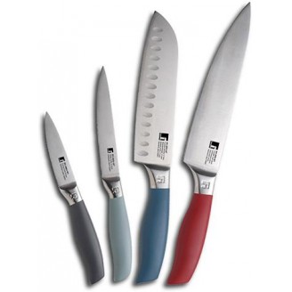 Набор 4 кухонных ножа Bergner Jumpy из нержавеющей стали