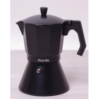 Гейзерная кофеварка Kamille Black 450мл