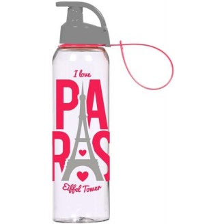 Бутылка спортивная Herevin Paris Hanger 750мл с петлей для переноса