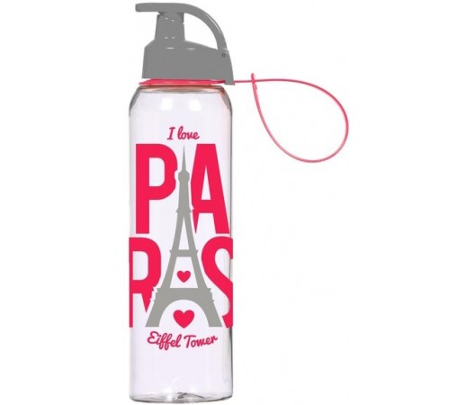 Бутылка спортивная Herevin Paris Hanger 750мл с петлей для переноса