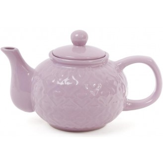 Заварочный чайник Bona Нежный орнамент 1л фиолетовый