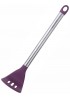 Картофелемялка Bergner Flex Kitchen 31см силиконовая со стальной ручкой, фиолетовая