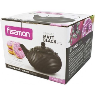 Заварочный чайник Fissman Tea House Matt Black 750мл