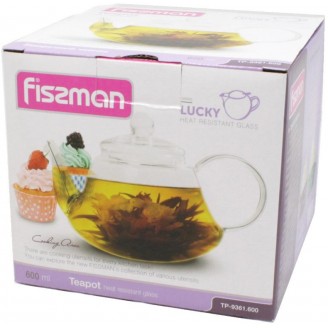 Заварочный чайник Fissman Lucky-9361 600мл
