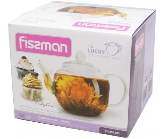 Заварочный чайник Fissman Lucky-9359 800мл