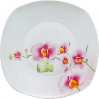 Тарелка столовая мелкая S&T Орхидея 19см