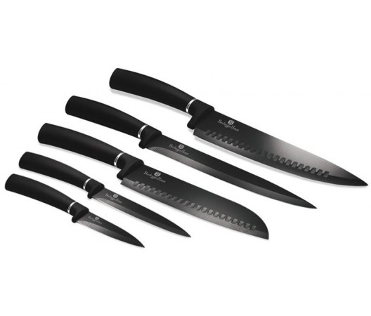Набор ножей Berlinger Haus Black Royal 7 предметов на подставке
