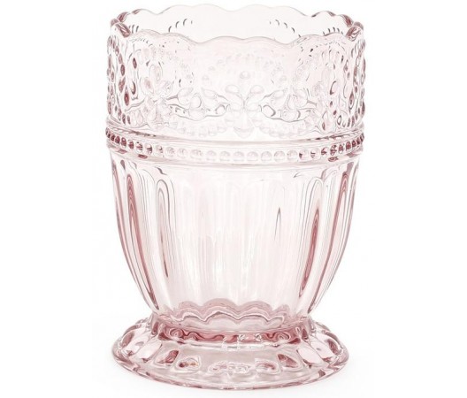 Набор стаканов Bona Gothic Colored 325 мл 6 шт розовое стекло