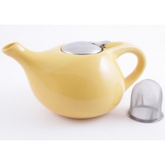 Заварочный чайник Fissman ProfiTea 1.3л желтый