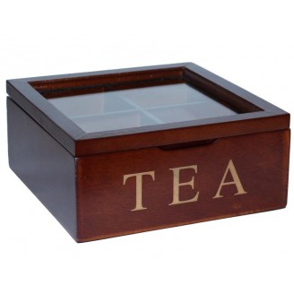 Коробка-шкатулка для чая Hauser TEA Box 4-х секционная