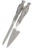 Набор S&T German Silver Grapes лопатка и нож для торта, мельхиоровые 29см