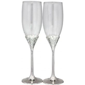 Набор фужеров для шампанского S&T Wedding Fondness 220мл 2шт