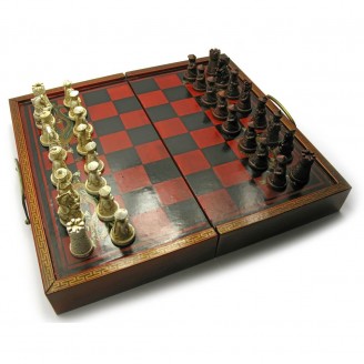 Шахматы антик (33х17,5х9,5 см)