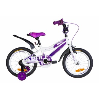 Велосипед FORMULA RACE 16" 9" 2021 Бело-фиолетовый