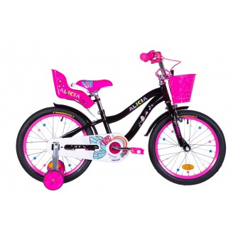 Велосипед FORMULA ALICIA 18" 9.5" 2021 Черный с розовым
