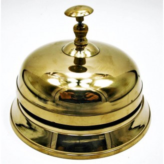 Колокольчик портье бронзовый (Ø-15см., h-10,5см.)