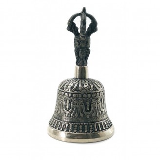 Колокол чакровый бронзовый (№1)(d-6,5 ,h-12 см) (Непал)(270 г.)