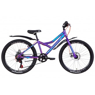Велосипед DISCOVERY FLINT DD 24" 14" 2021 Фиолетовый