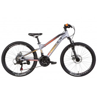 Велосипед FORMULA BLACKWOOD 1.0 24" 12.5" 2021 Серо-оранжевый с черным