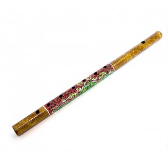 Флейта бамбуковая с рисунком (d-2.5,h-40.5 см)
