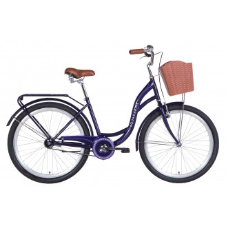 Велосипед DOROZHNIK AQUAMARINE 26" 17" 2021 Темно-фиолетовый