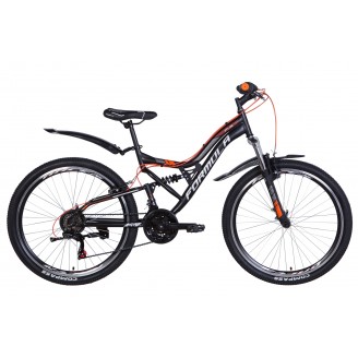 Велосипед FORMULA ATLAS 26" 17" 2021 Черно-оранжевый (м)