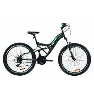 Велосипед FORMULA ATLAS VBR 26" 17" 2021 Черно-бирюзовый (м)