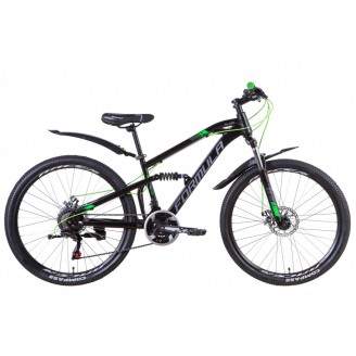 Велосипед FORMULA BLAZE 26" 15" 2021 Черно-зеленый