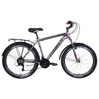 Велосипед FORMULA MAGNUM 26" 19" 2021 Серый с красным