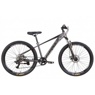 Велосипед AL FORMULA ZEPHYR 3.0 AM DD 26" 14" 2022 Темно-серебристый с черным (м)