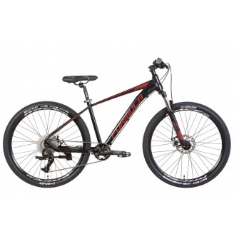 Велосипед AL FORMULA ZEPHYR 1.0 AM DD 27.5" 17" 2022 Черный с красным (м)
