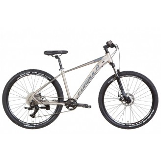 Велосипед AL FORMULA ZEPHYR 1.0 AM DD 27.5" 17" 2022 Серебристый с серым