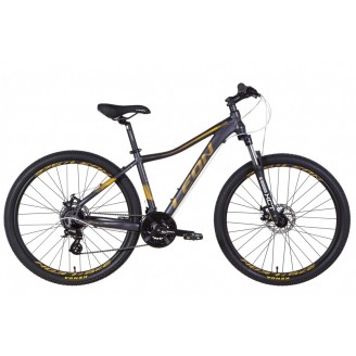 Велосипед AL LEON XC-LADY SE AM HYDRAULIC LOCK OUT DD 27.5" 16.5" 2022 Антрацитовый с золотым (м)