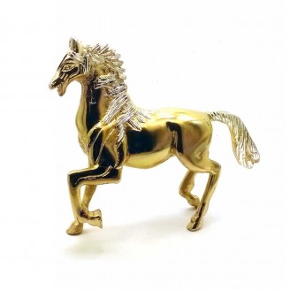 Лошадь алюминий (34х25х7 см)