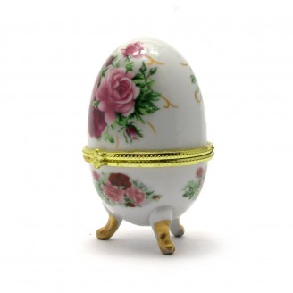 Шкатулка яйцо C (10х6х6 см)