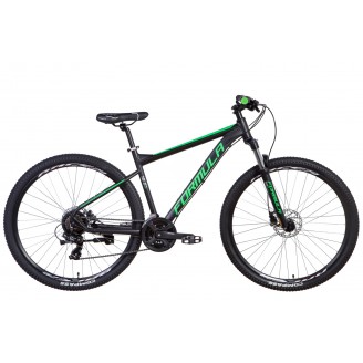 Велосипед FORMULA F-1 HDD 29" 18.5" 2021 Черно-зеленый (м)