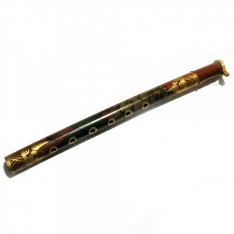 Флейта расписная бамбук (35х2,5х2,5 см)