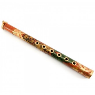 Флейта бамбуковая расписная (30,5х2,5х4 см)