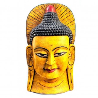 Маска деревянная Будда (100х50х35 см.)
