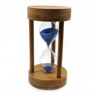 Часы песочные 10 мин синий песок(17х9х9 см)