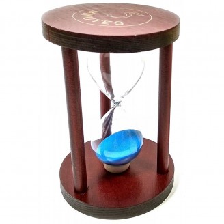 Часы песочные 5 мин синий песок(12х8х8 см)