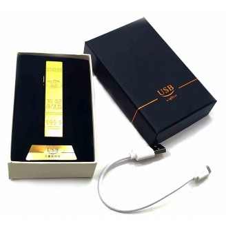 Зажигалка USB Слиток Золота 8х2х1 см