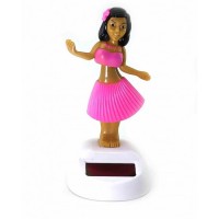 Статуэтка Гавайская девочка танцующая на солнечной батарее Flip Flap 10,5х6х6 см