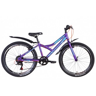Велосипед DISCOVERY FLINT 24" 13" 2021 Фиолетовый
