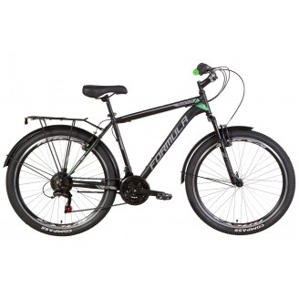 Велосипед FORMULA MAGNUM 26" 19" 2021 Черно-зеленый (м)