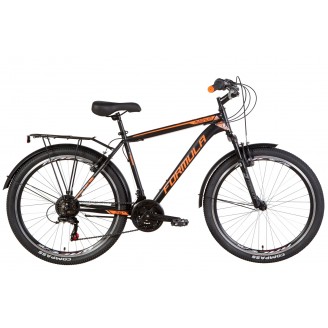 Велосипед FORMULA MAGNUM 26" 19" 2021 Черно-оранжевый (м)